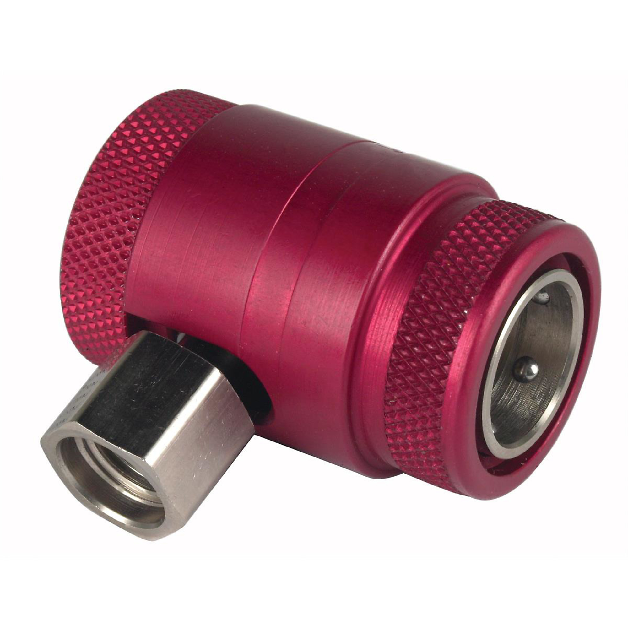 Robinair High Side Service Coupler — R-1234yf, Integrated Safety Sleeve, Compact Design, Model# ROB18123